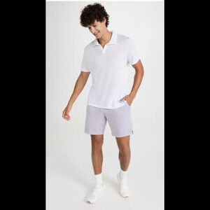 NWT Onia Men's Garment Dye French Terry Pull-On Shorts Size XL Lilac